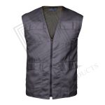 جلیقه چهار جیب طوسی